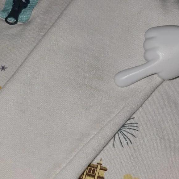 Walt Disney World Disney Parks Minnie Mouse Castle White Hoodie Sweatshirt Small - Picture 11 of 16